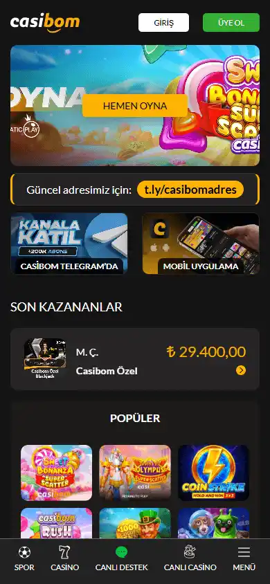 Casibom Casino screenshot 4