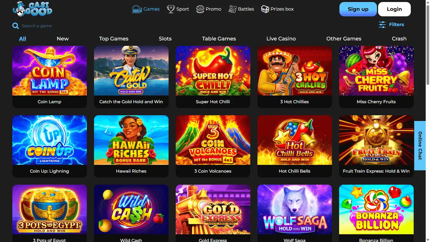 Casigood Casino screenshot 2