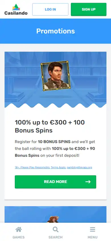 Casilando Casino screenshot 4