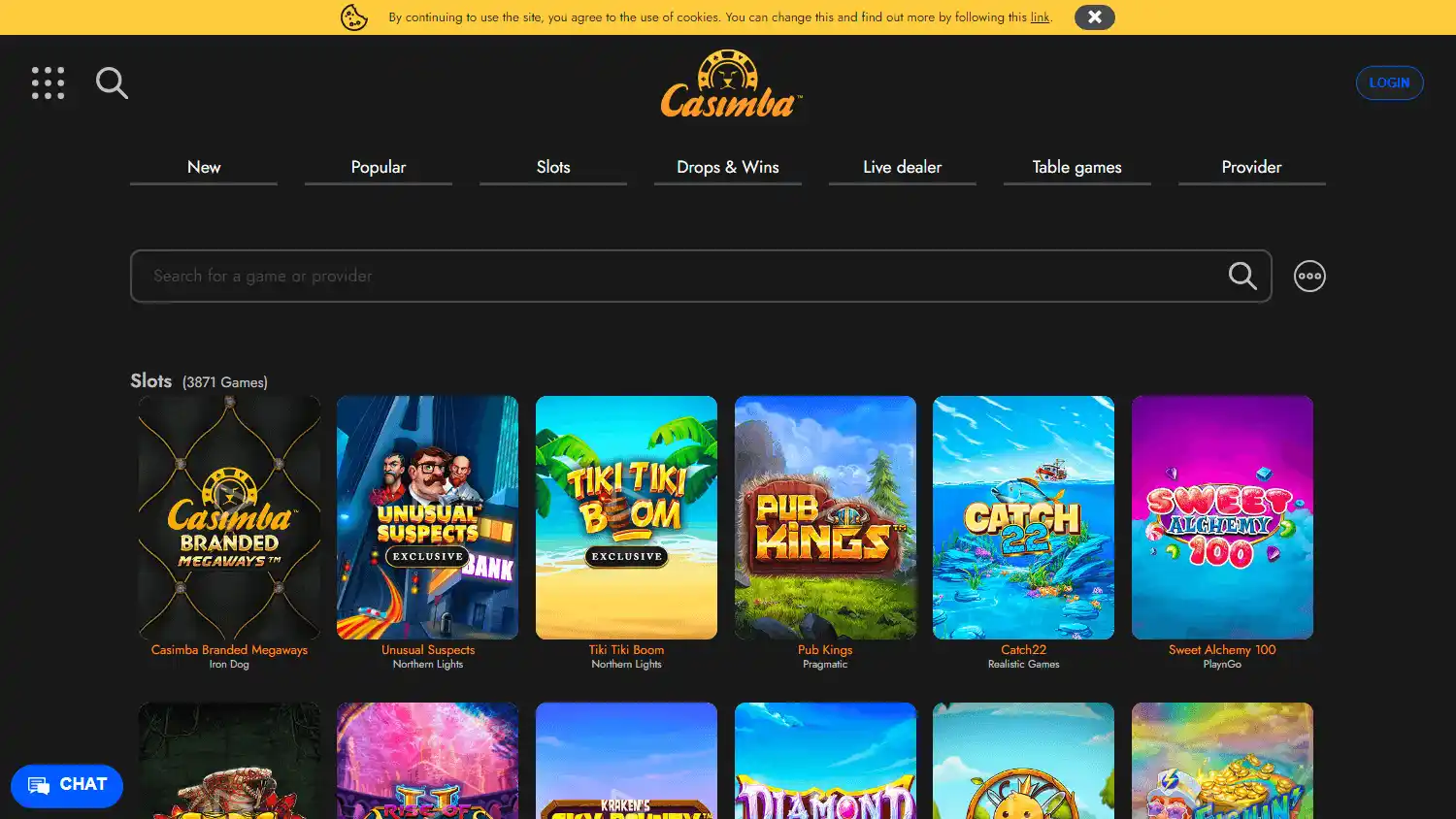 Casimba Casino screenshot 2