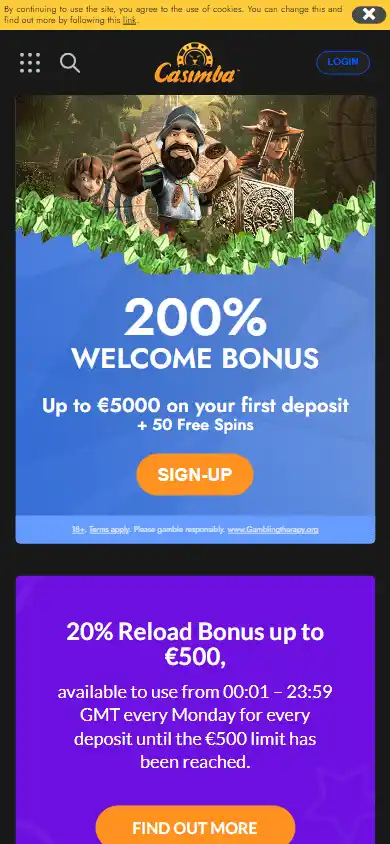 Casimba Casino screenshot 4