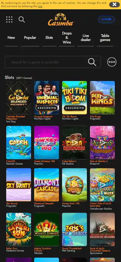 Casimba Casino screenshot 5