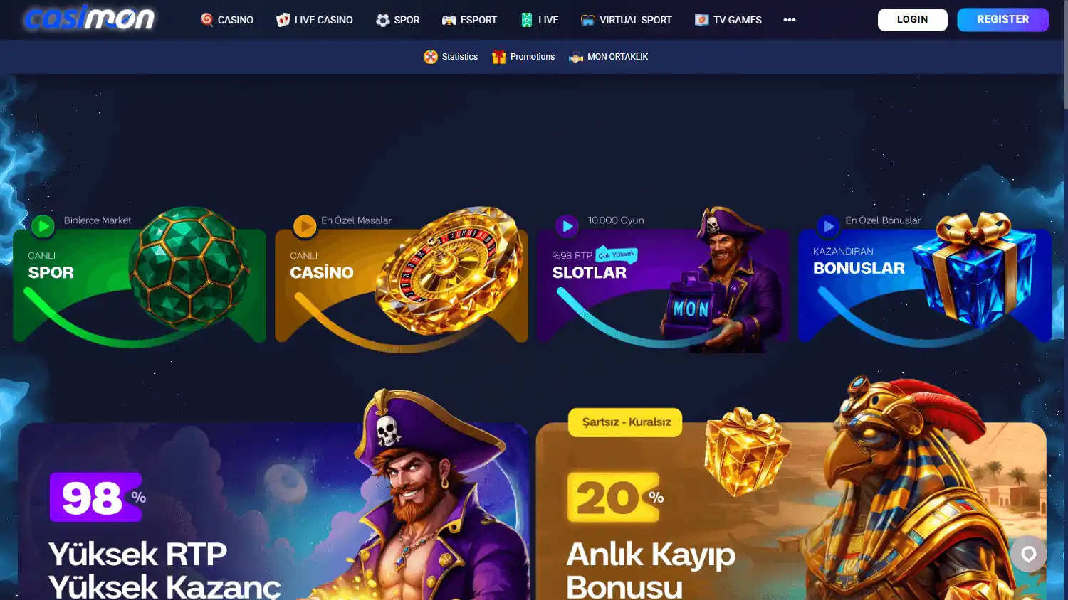 Casimon Casino screenshot 1