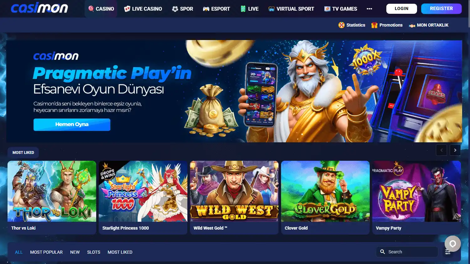 Casimon Casino screenshot 2