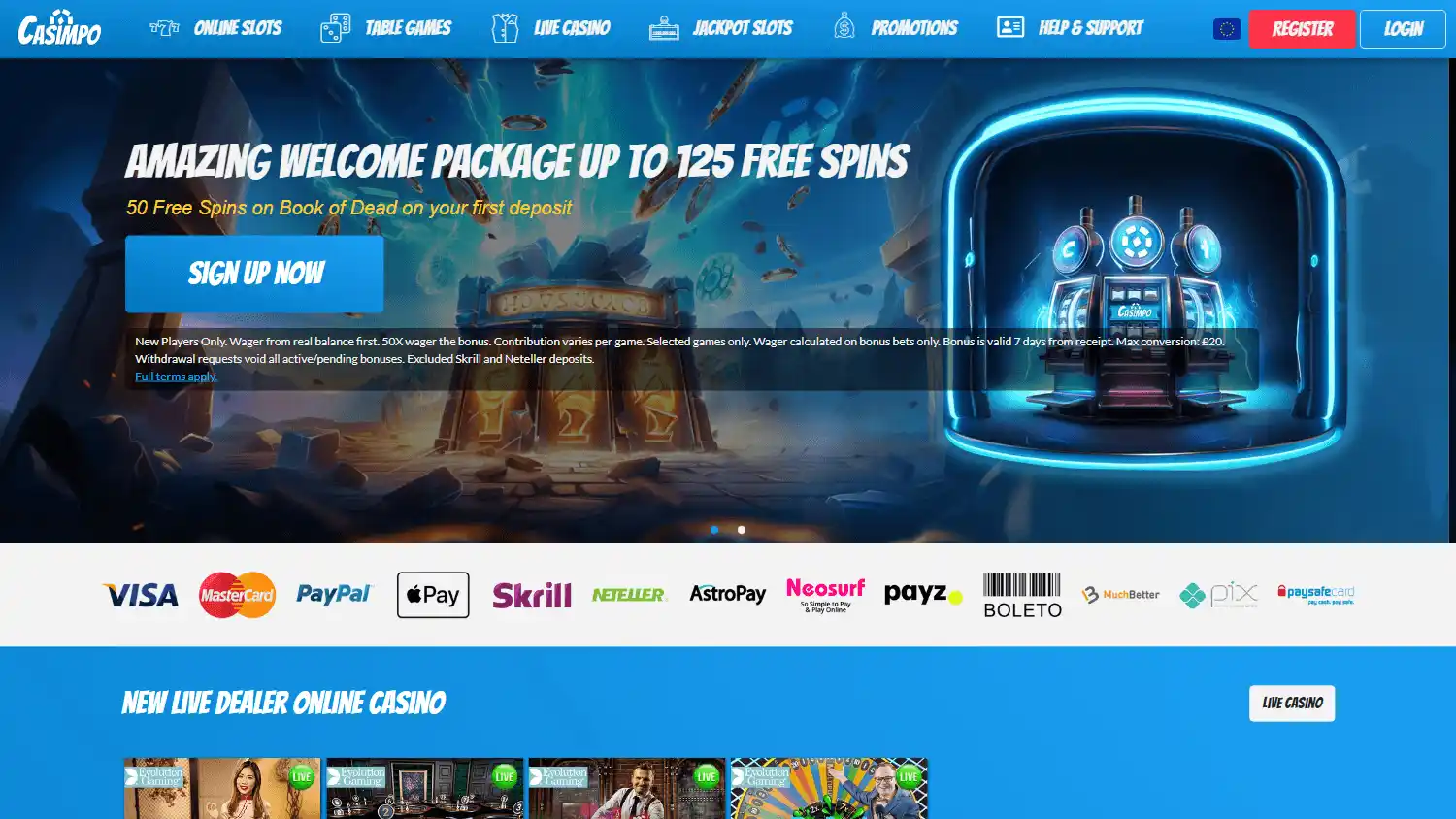 Casimpo Casino screenshot 1