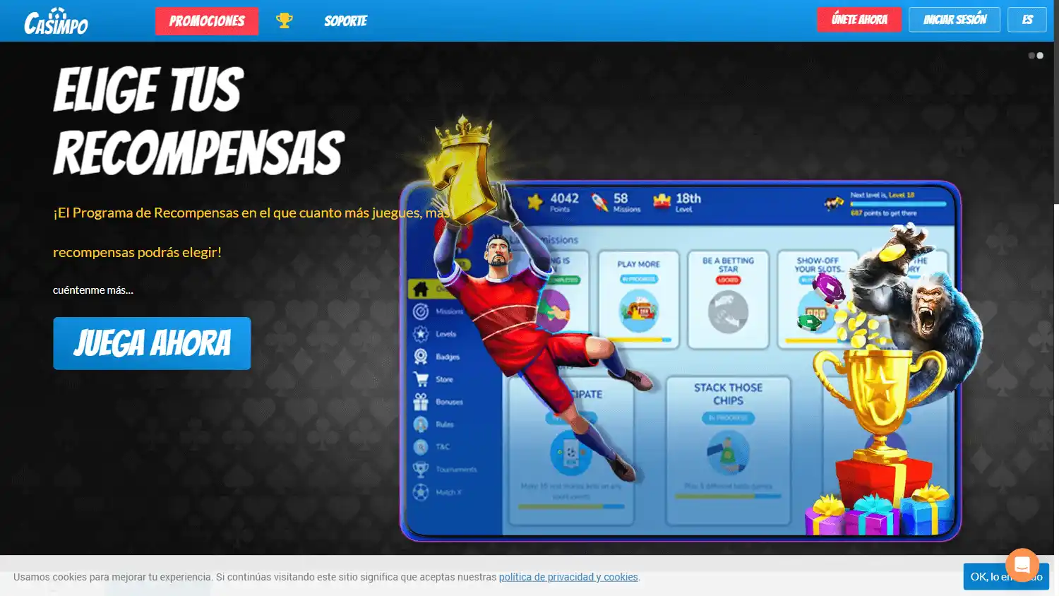 Casimpo Casino screenshot 2