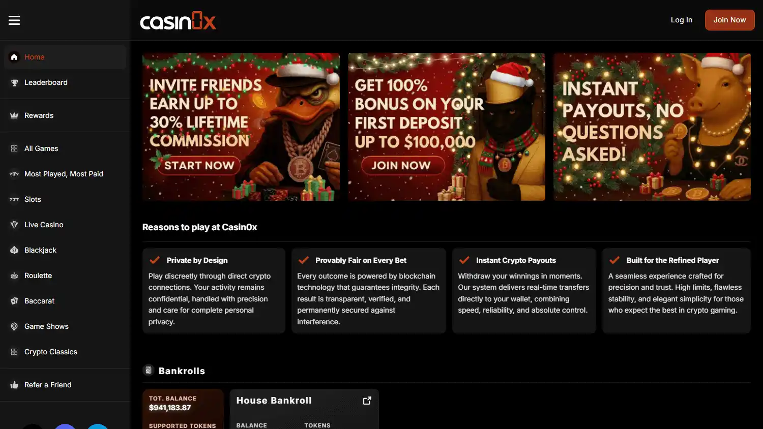 Casin0x screenshot 1