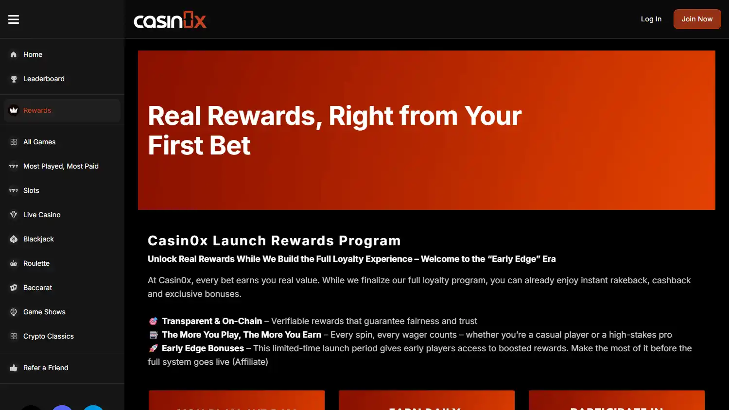 Casin0x screenshot 3