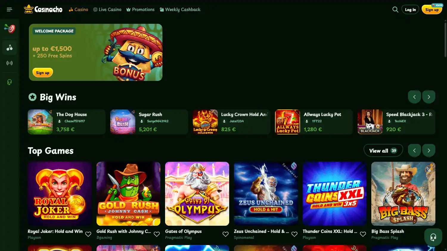 CasiNacho Casino screenshot 1