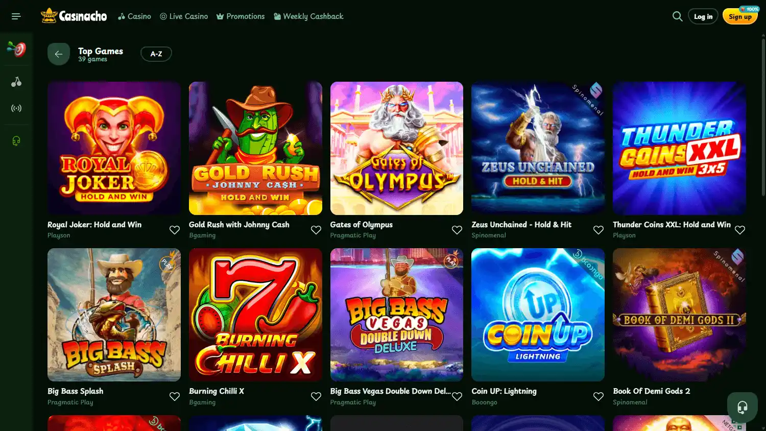 CasiNacho Casino screenshot 2