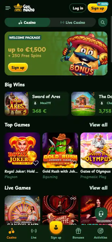 CasiNacho Casino screenshot 3