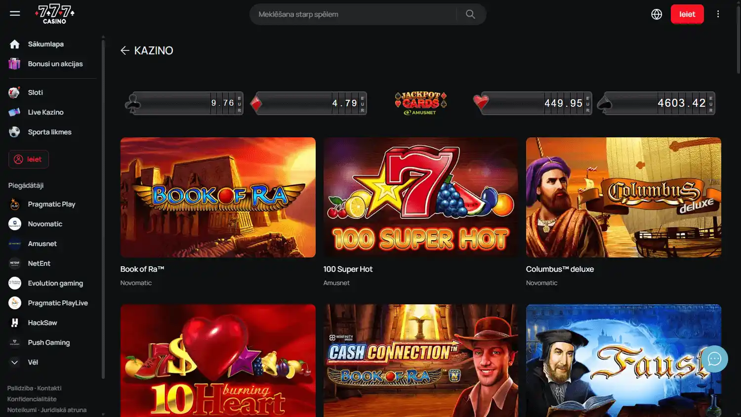 Casino 777 LV screenshot 2