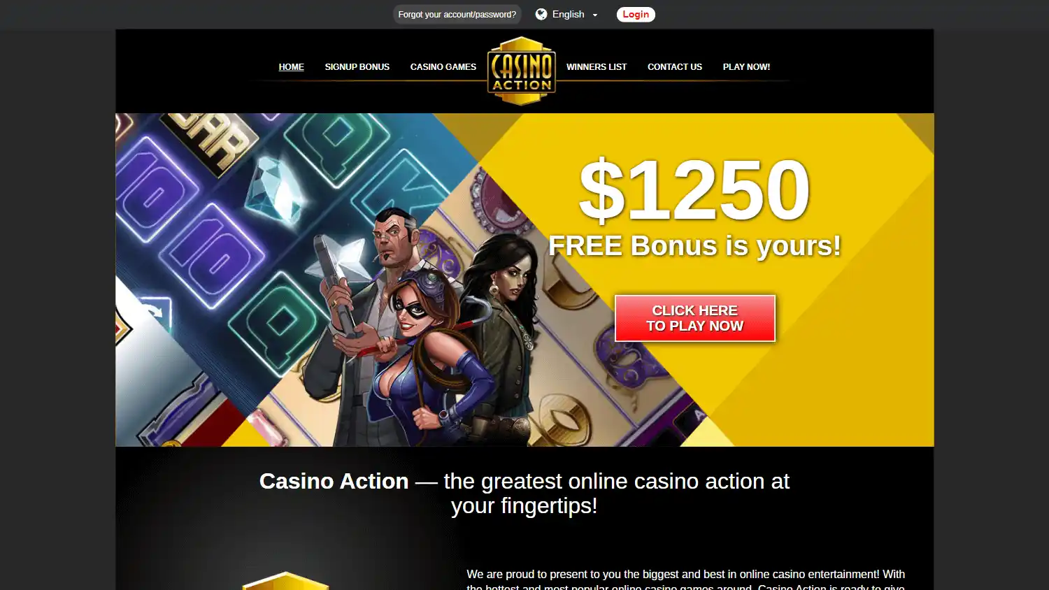 Casino Action UK screenshot 2