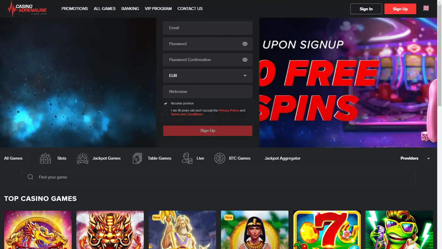 Casino Adrenaline screenshot 1