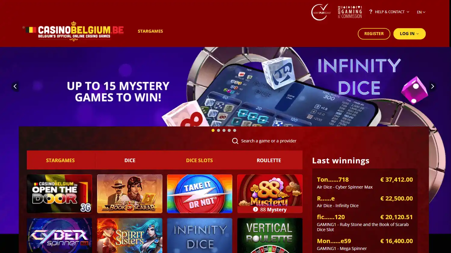 Casino Belgium screenshot 2