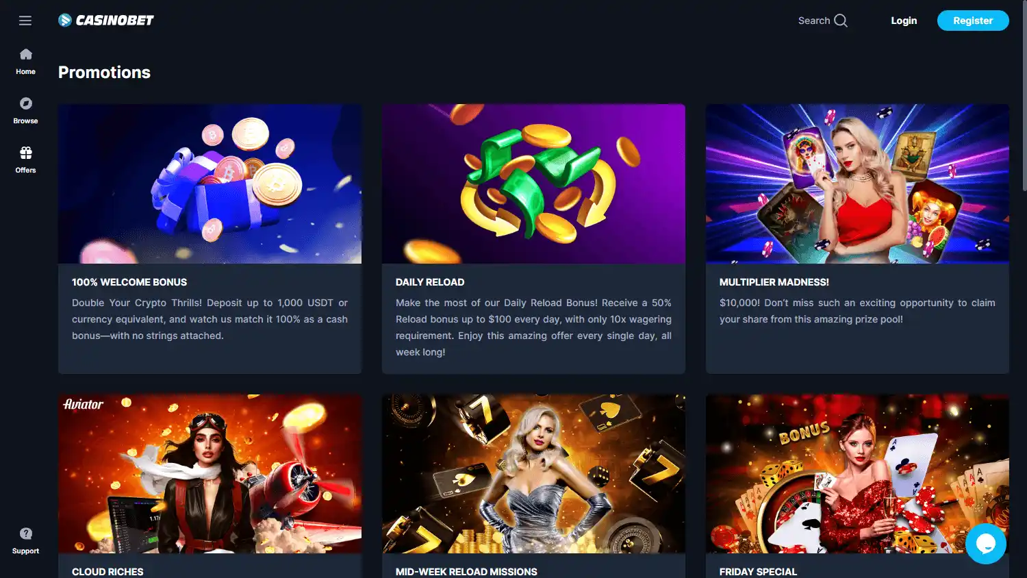Casinobet Casino screenshot 3