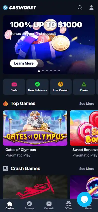 Casinobet Casino screenshot 4