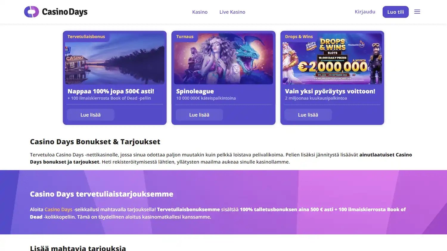 Casino Days screenshot 3