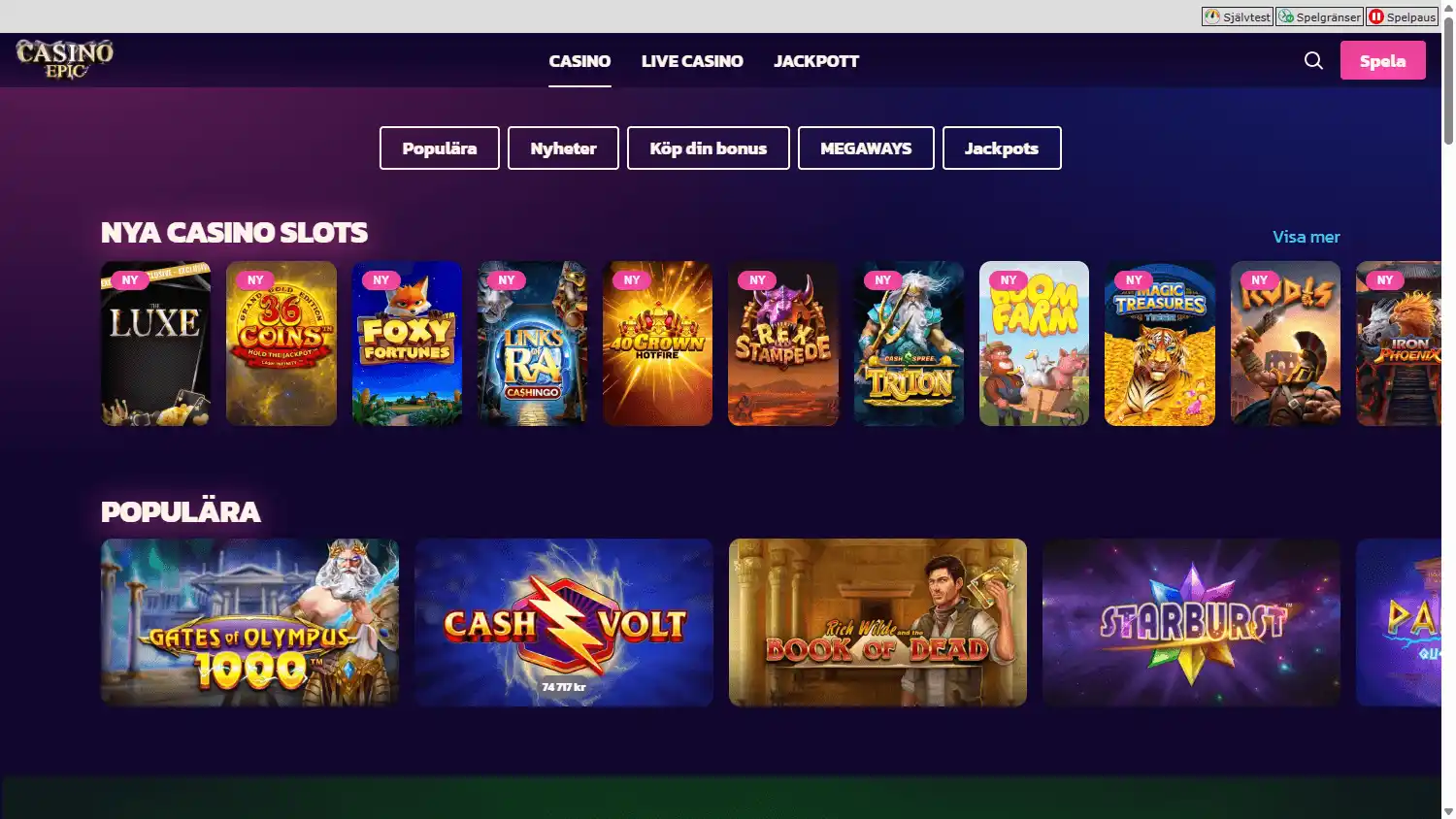 Casino Epic screenshot 2