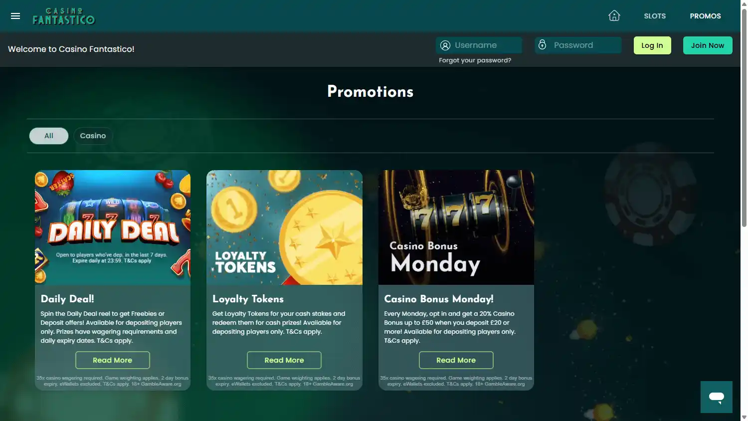 Casino Fantastico screenshot 3
