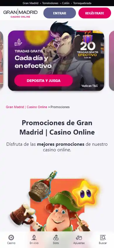Casino Gran Madrid Online screenshot 5