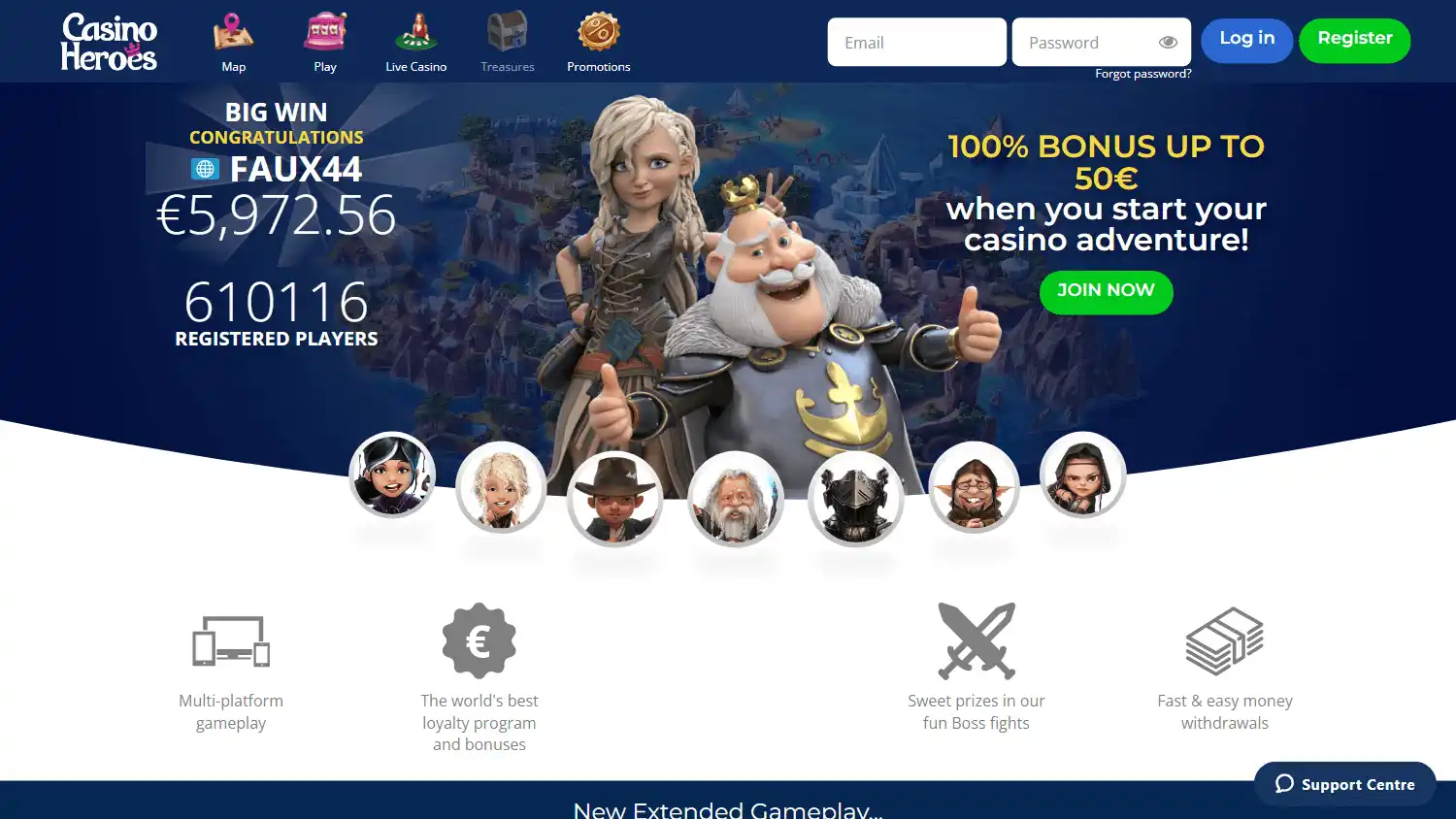 Casino Heroes screenshot 1