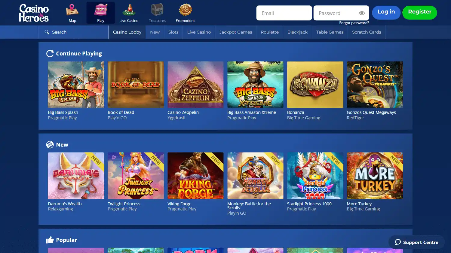 Casino Heroes screenshot 2