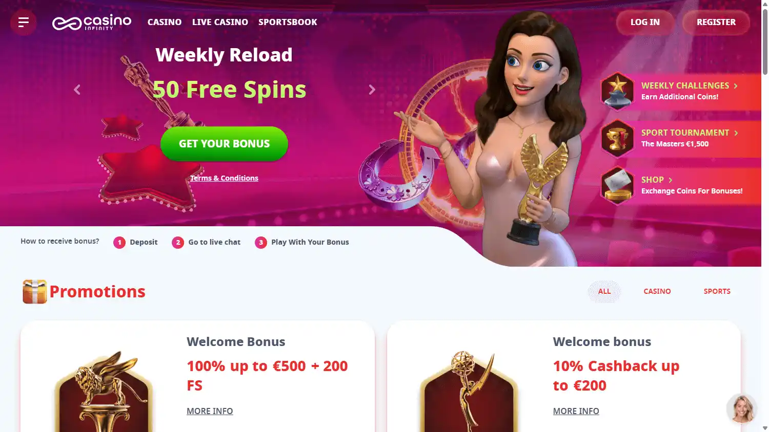 Casino Infinity screenshot 3