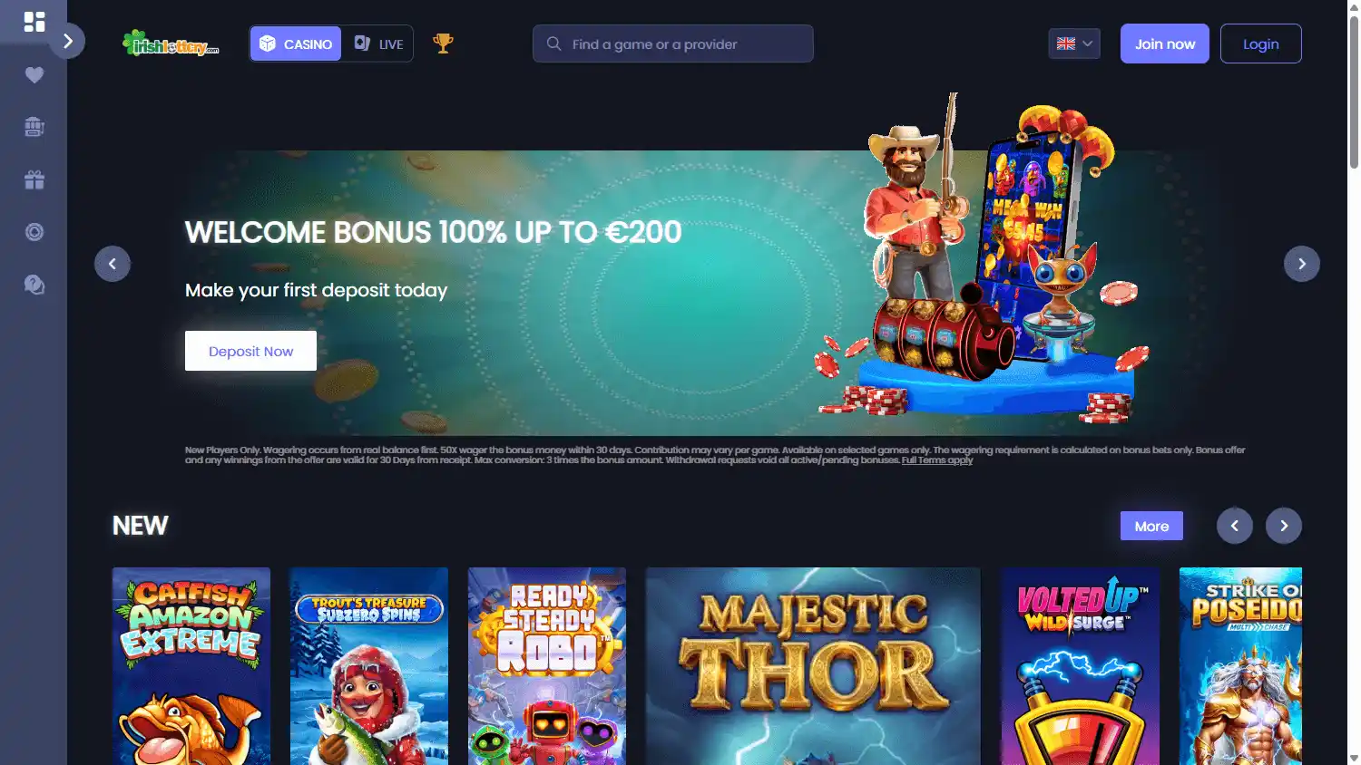 Casino Ireland screenshot 1