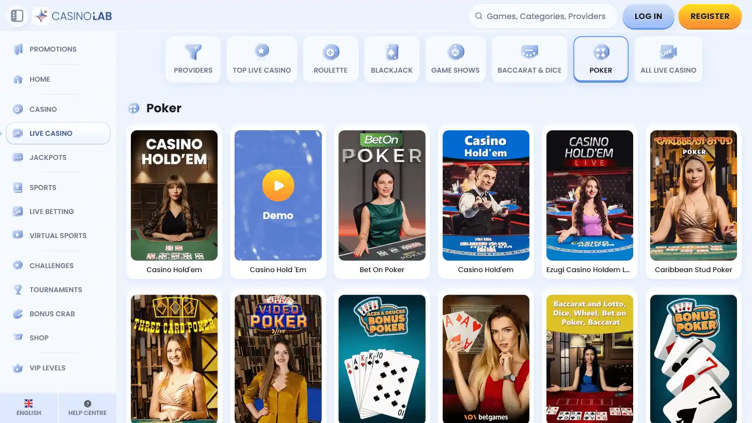 Casino Lab screenshot 2