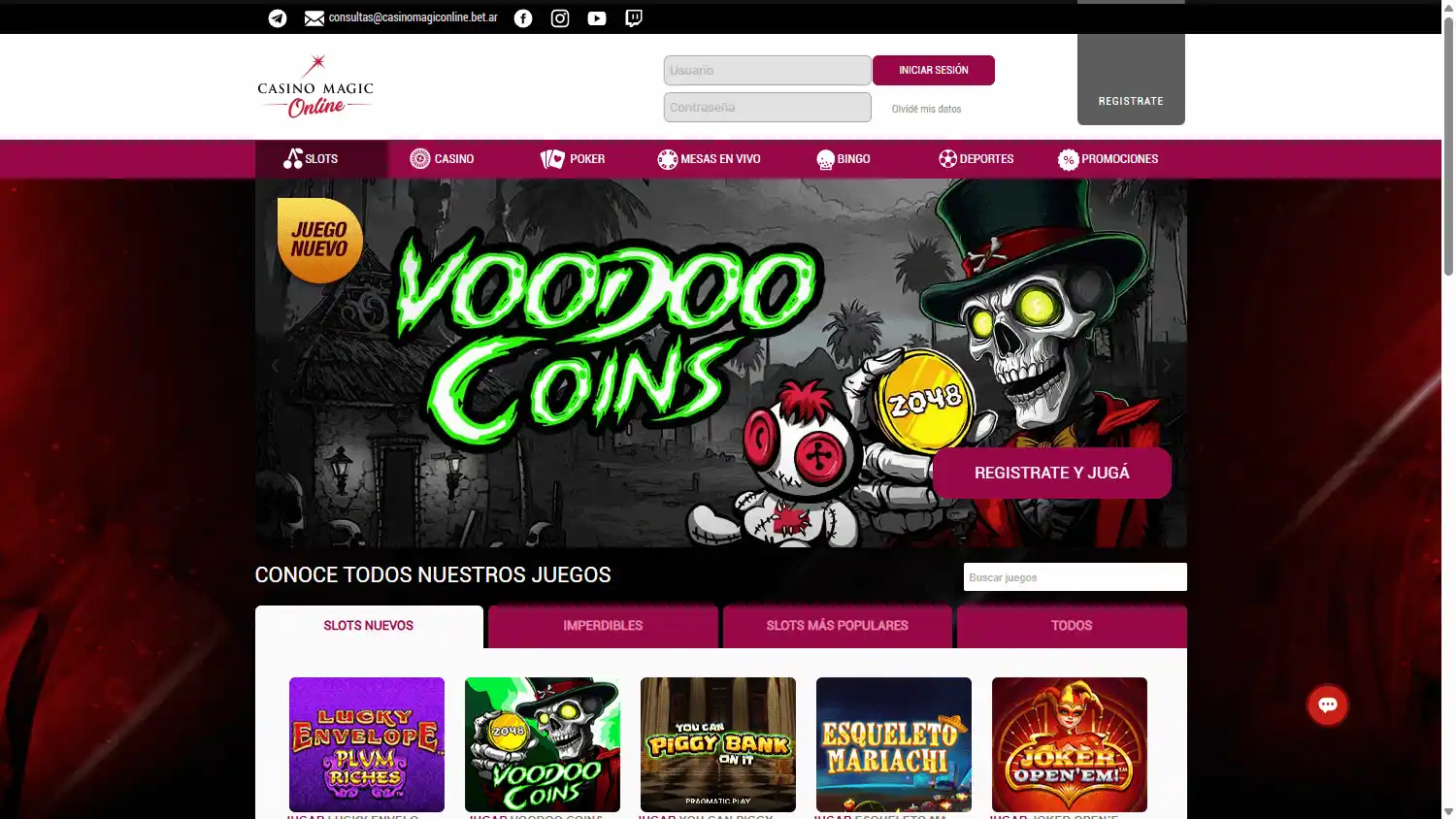 Casino Magic Online screenshot 2
