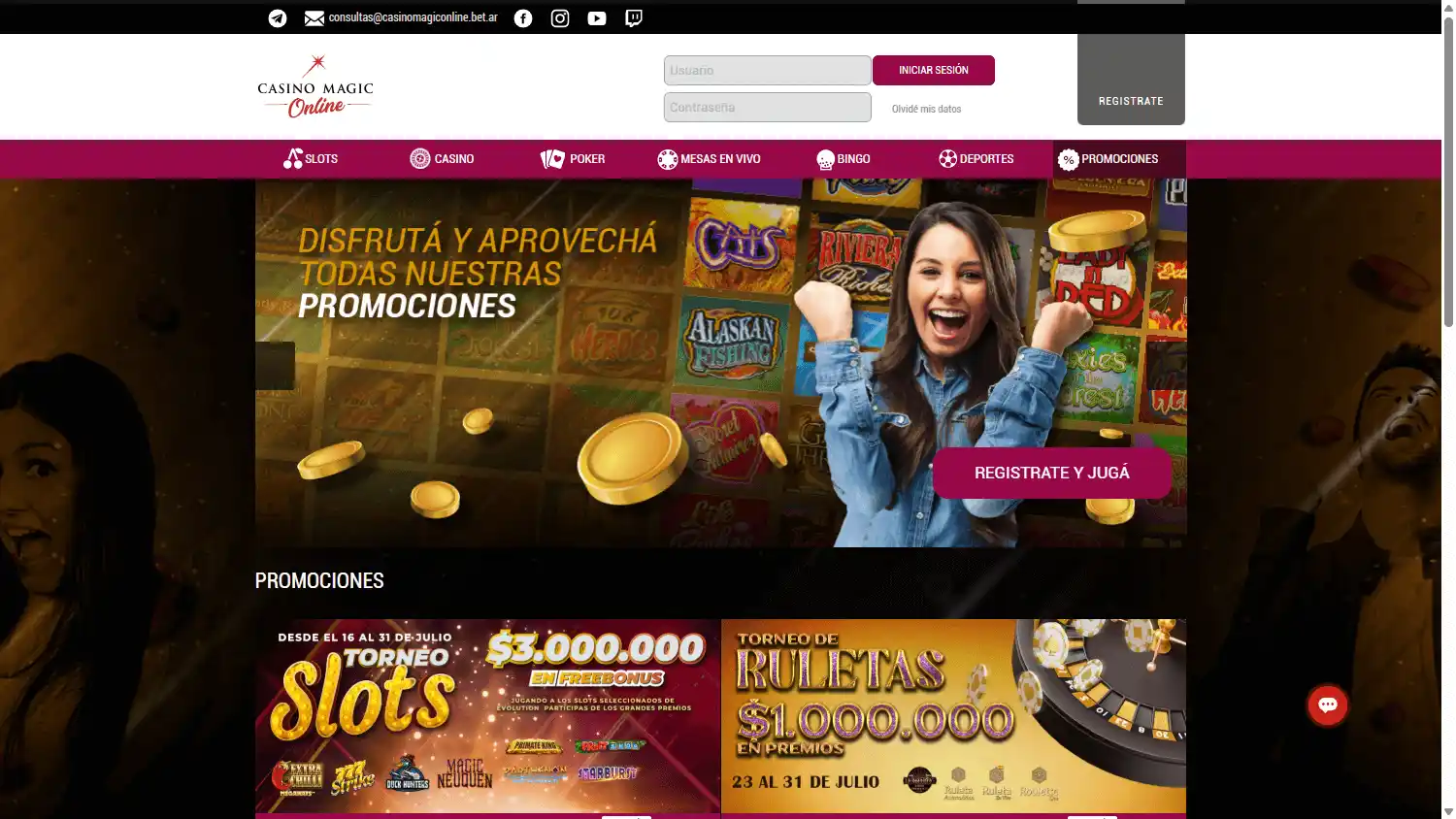Casino Magic Online screenshot 3
