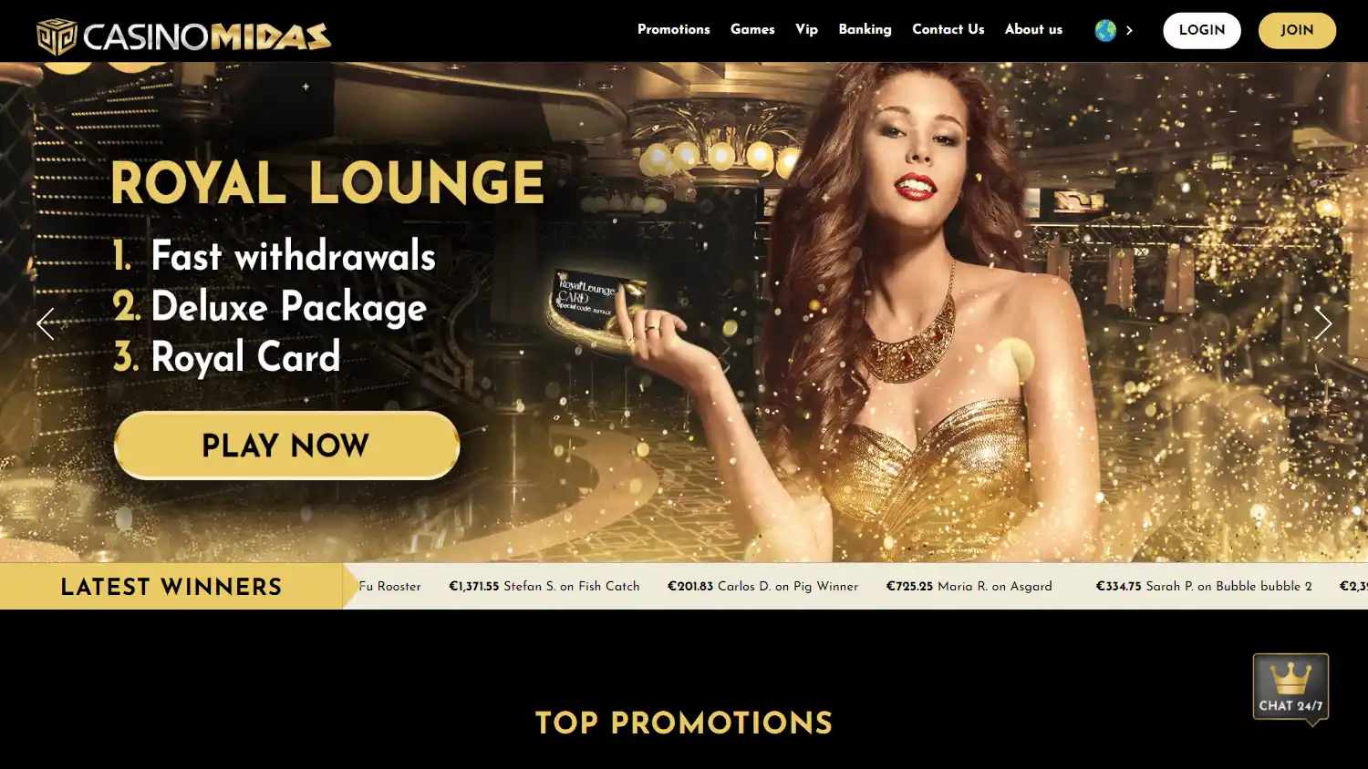 Casino Midas screenshot 1