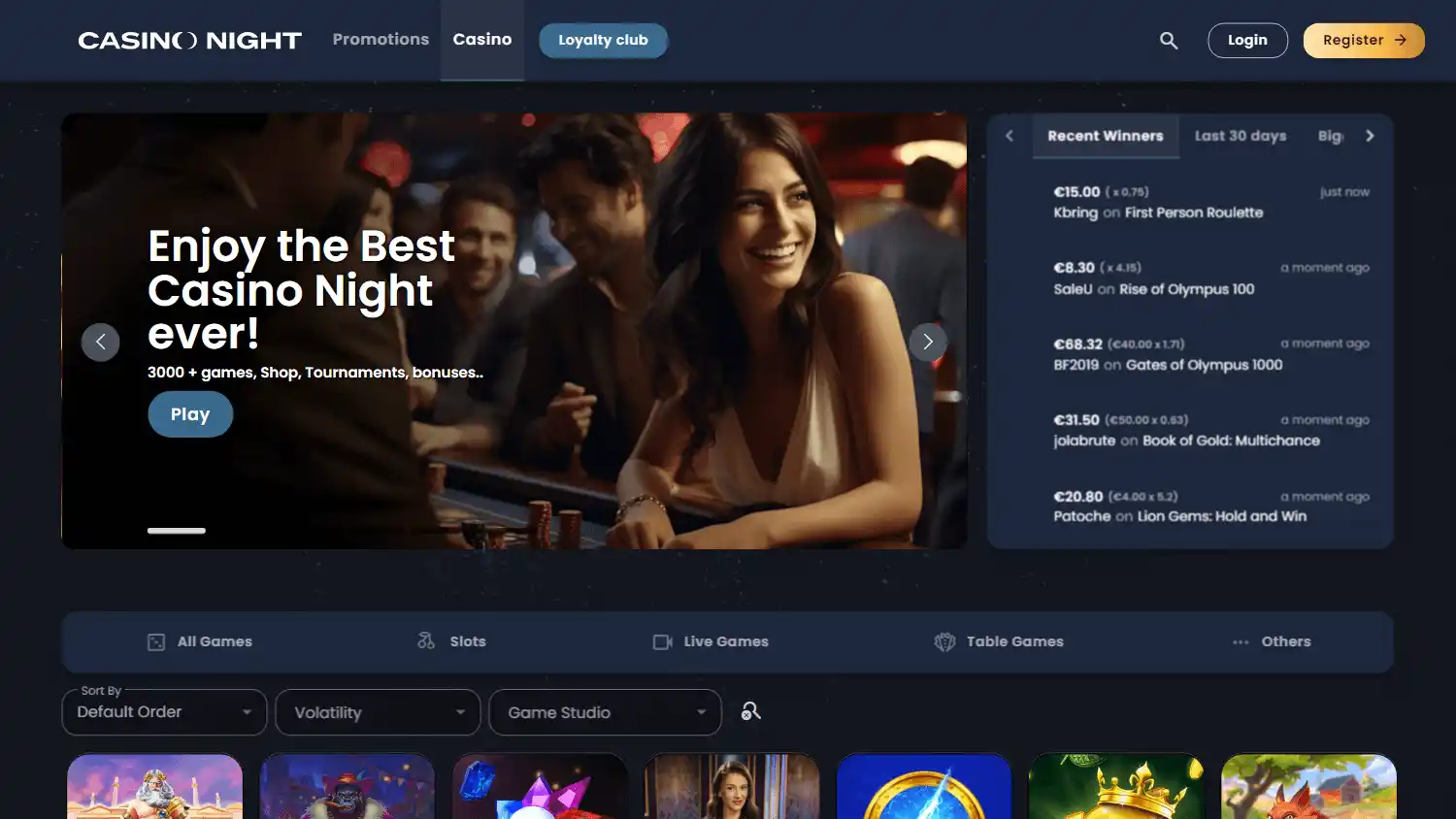 Casino Night screenshot 2