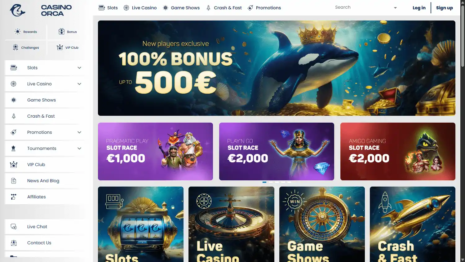 Casino Orca screenshot 1