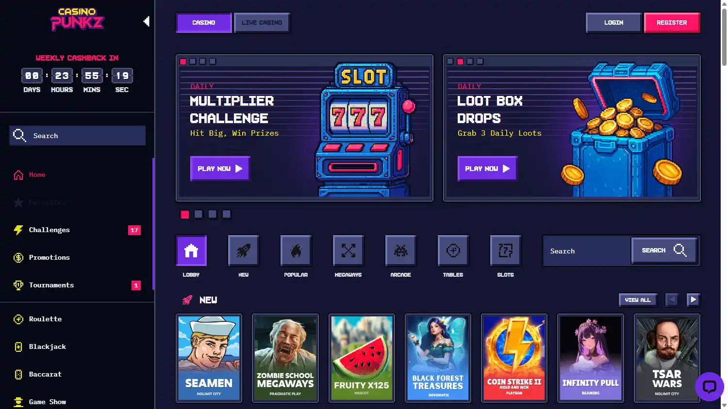Casino Punkz screenshot 1