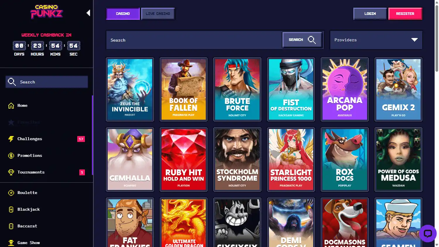 Casino Punkz screenshot 2