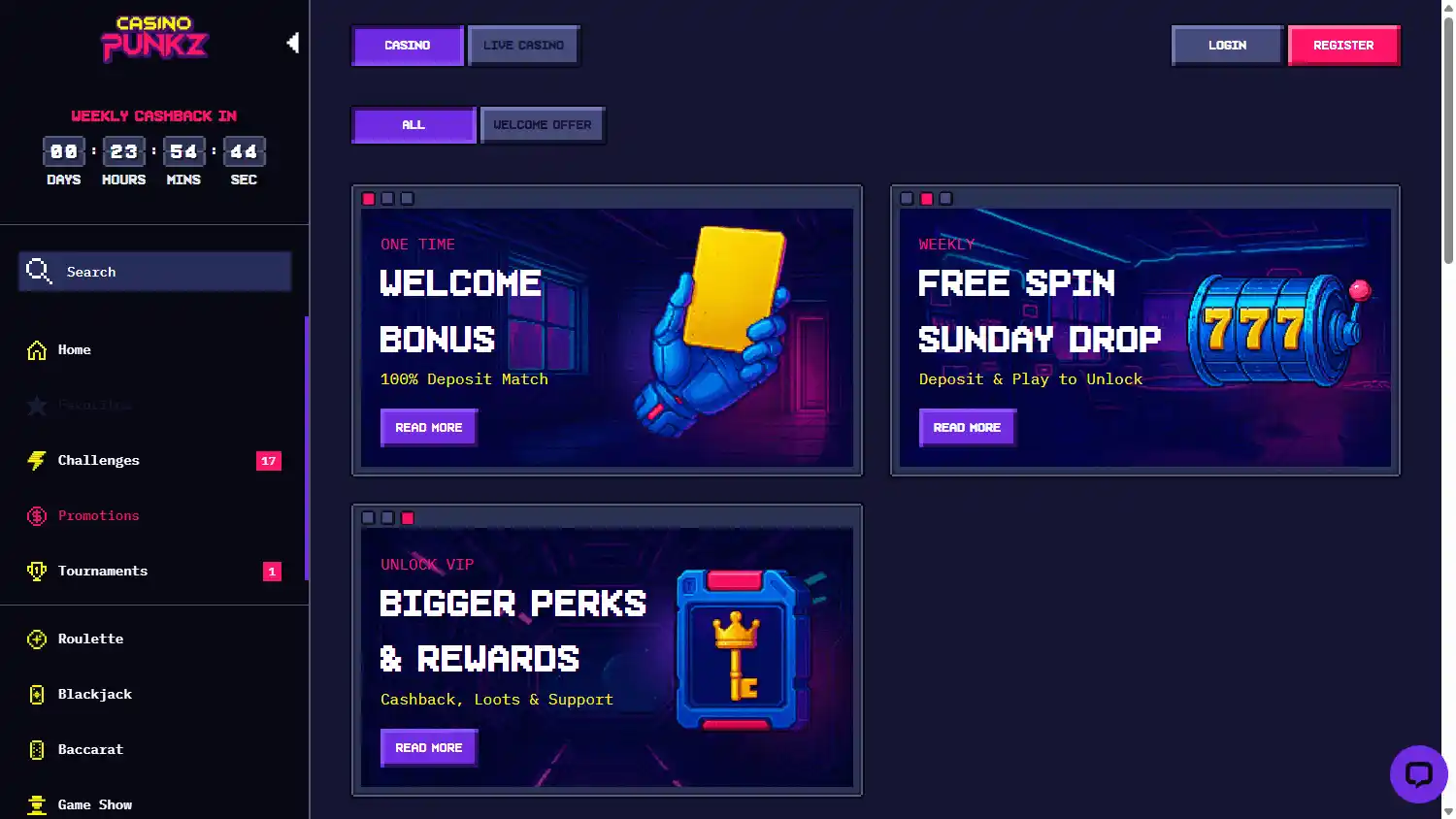 Casino Punkz screenshot 3
