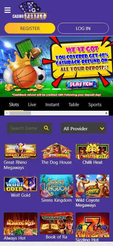Casino Purple screenshot 2
