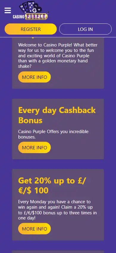 Casino Purple screenshot 3