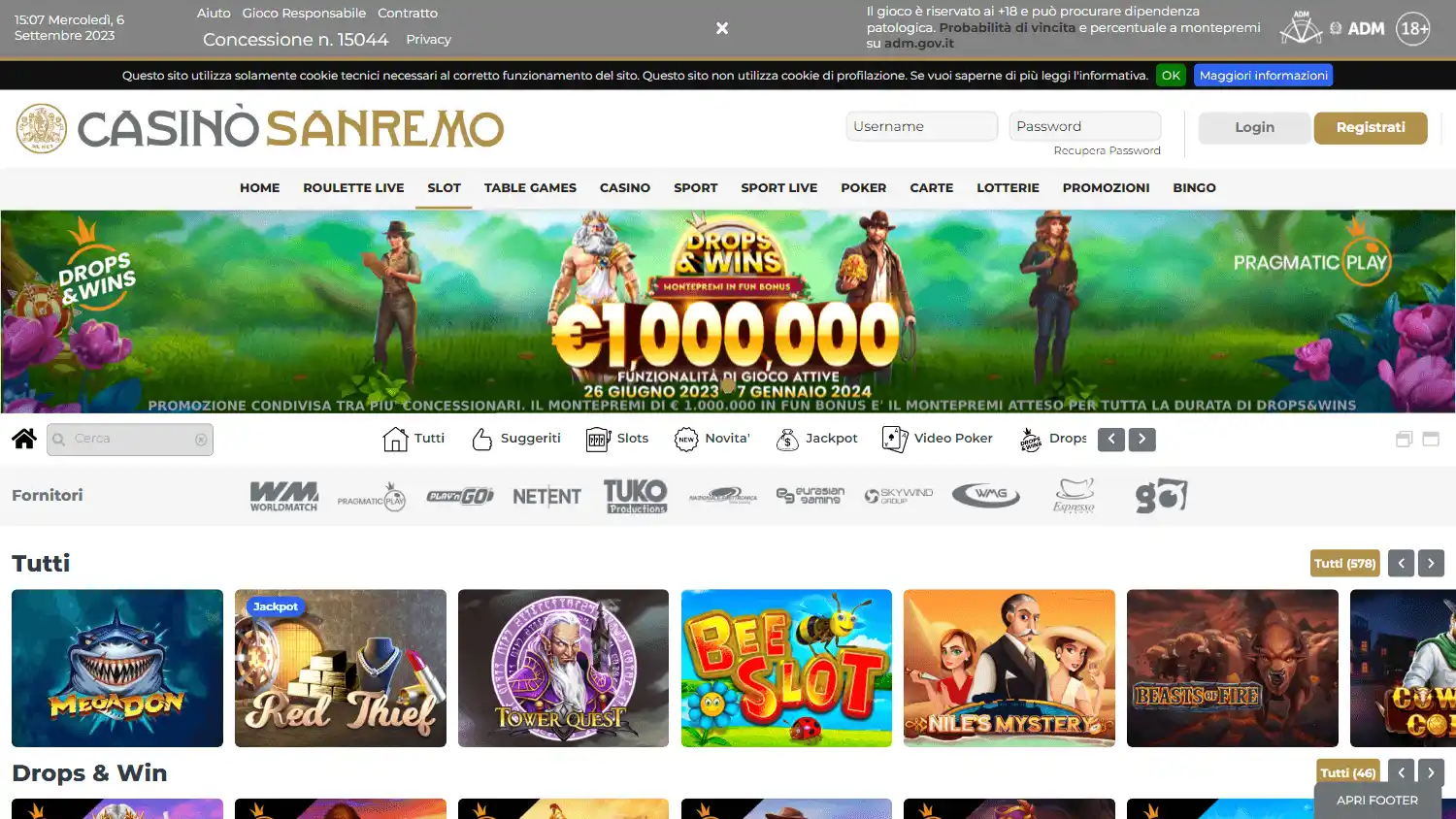 Casino Sanremo screenshot 2