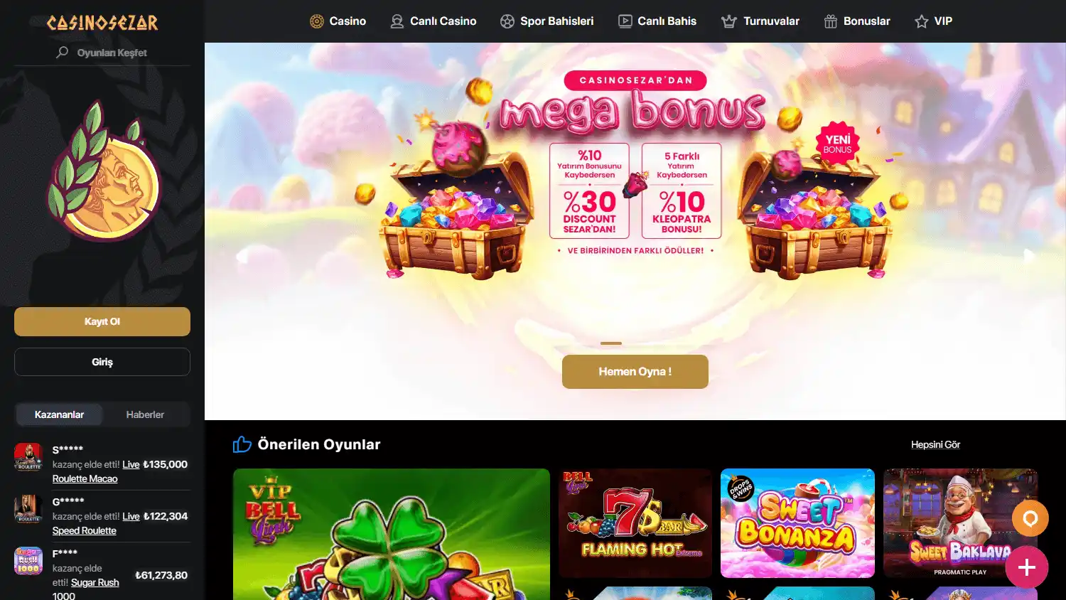 Casino Sezar screenshot 1
