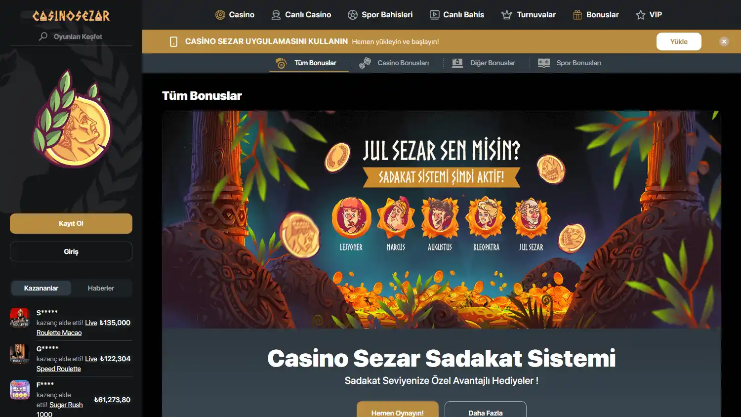 Casino Sezar screenshot 3