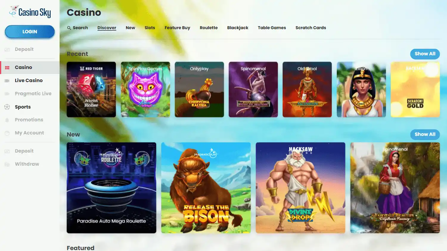 Casino Sky screenshot 2