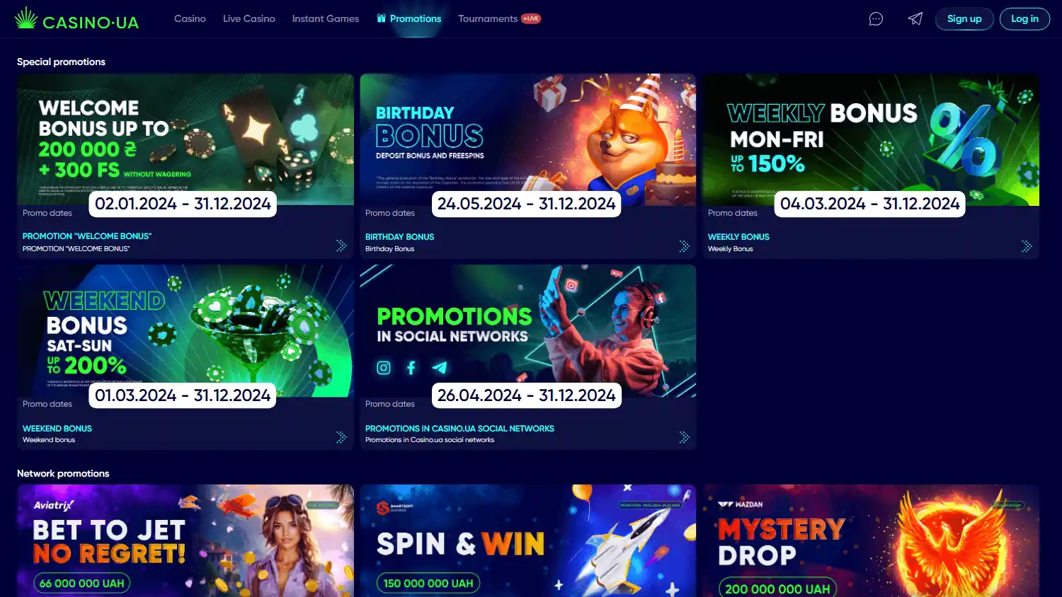 Casino.UA screenshot 2