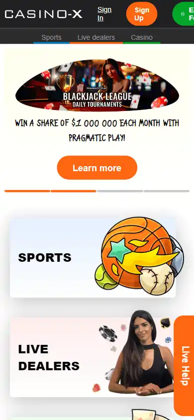 Casino-X screenshot 3
