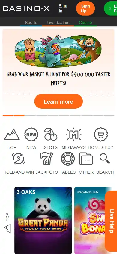 Casino-X screenshot 4