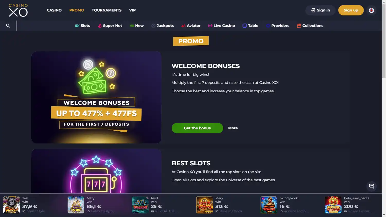 Casino XO screenshot 3