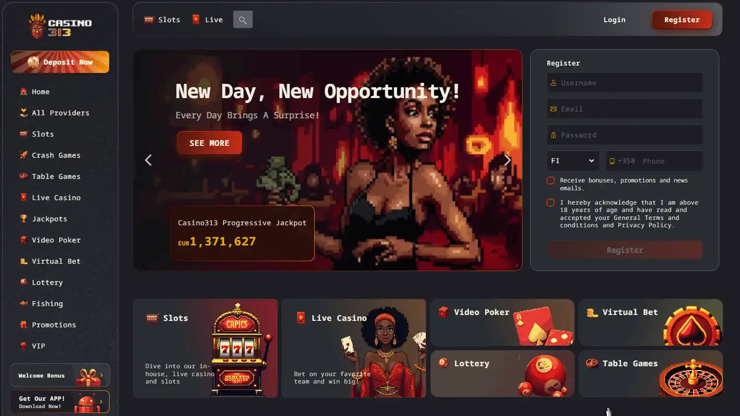 Casino313 screenshot 1