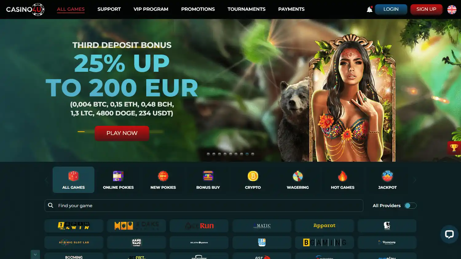 Casino4u screenshot 2